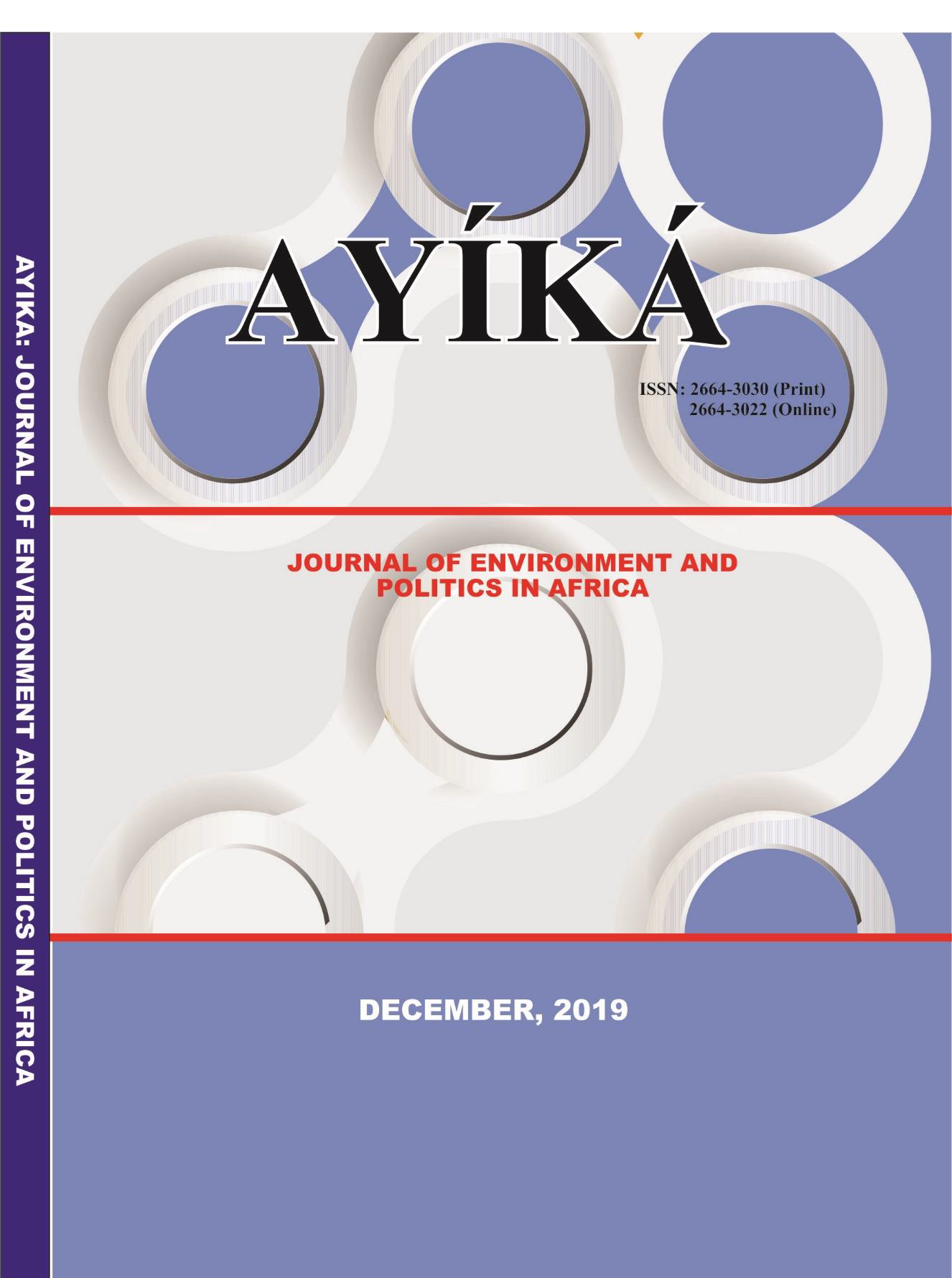 Ayika Journal of Environment and Politics in Africa