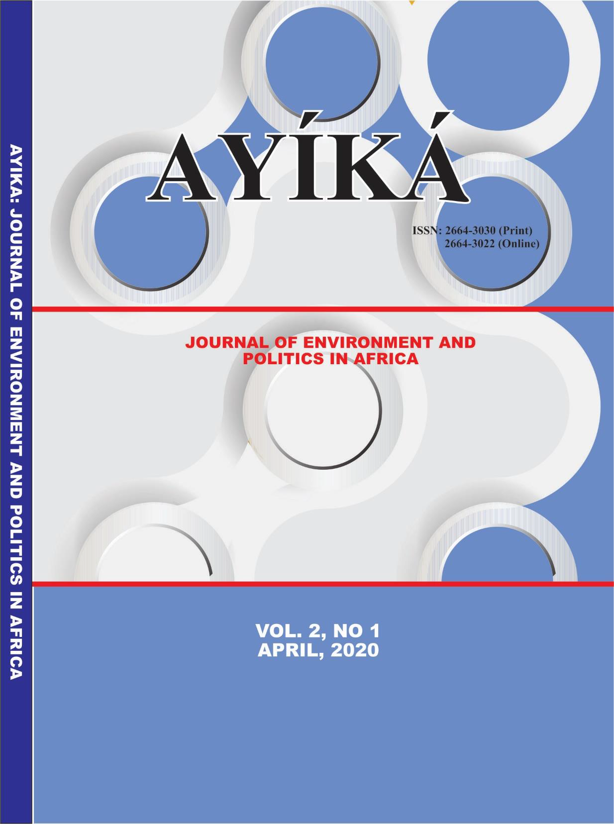 Ayika: Journal of Environment and Politics in Africa